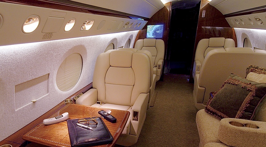 частный самолет Gulfstream G350